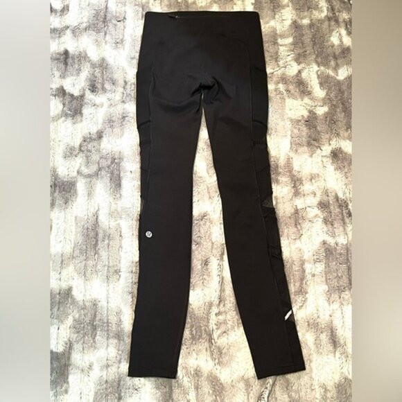 Lululemon Speed Up Tight *Mesh 28"Black Size 2 - Picture 2 of 5